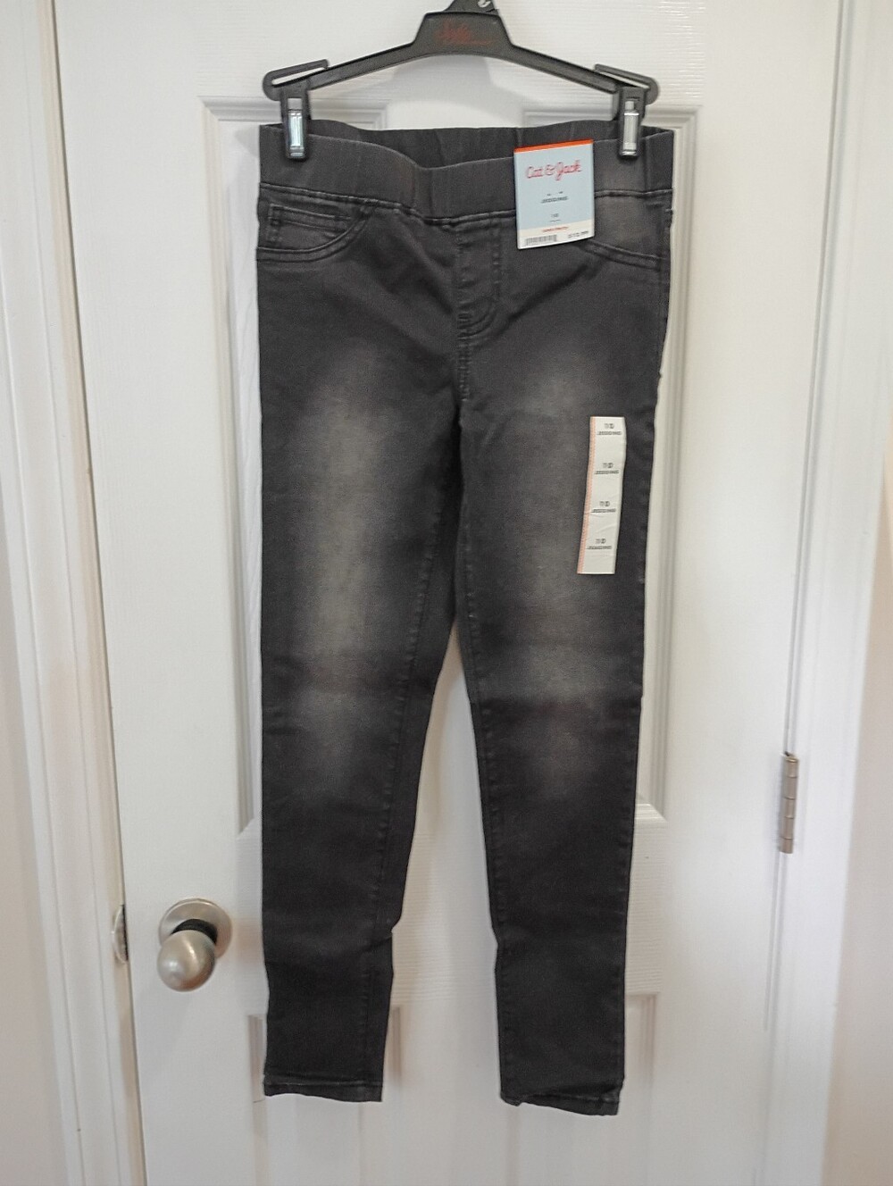 Black Wash Girls Skinny Jeans